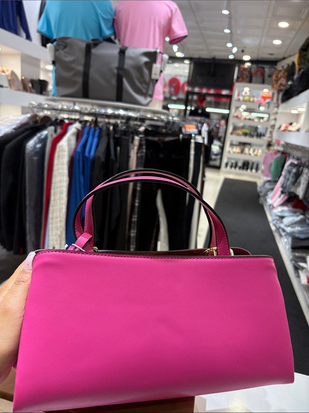 Elegant Pink Top-Handle Women's Bag